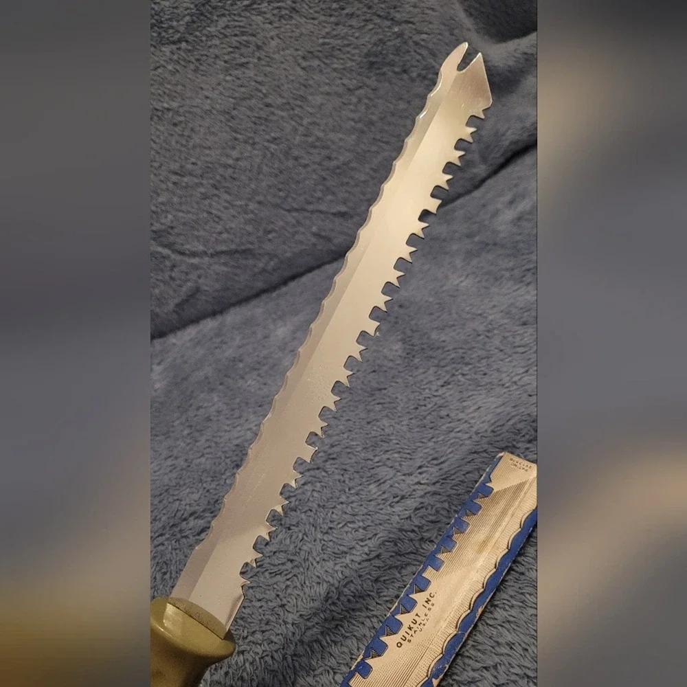 Quikut Vintage Duel Edged Kitchen‎ Knife, Scott & Fetzer, Ohio, c. 1961